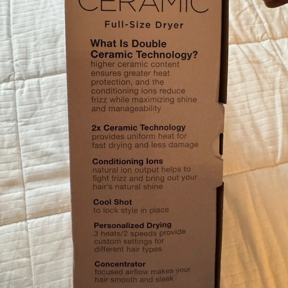 Conair double ceramic blow dryer